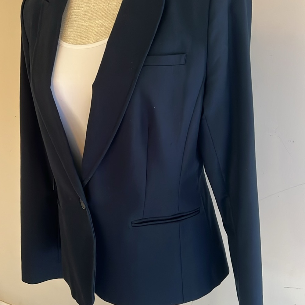 Banana Republic Women’s Navy Blue Classic Jacket Blazer Size: 10 - Picture 4 of 10